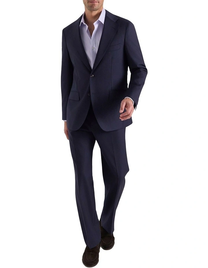 Saunders Relaxed Fit Trouser in Navy image 3
