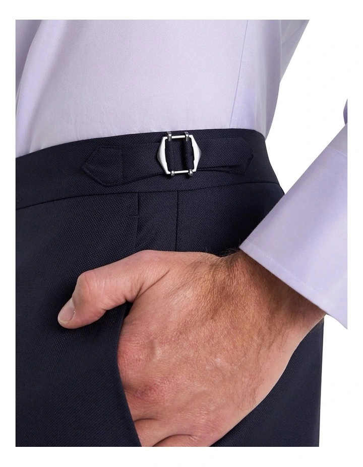 Saunders Relaxed Fit Trouser in Navy image 4