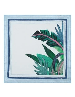 Saint Tropez Pocket Square in White