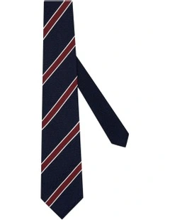 Vellucci Tie in Navy Red