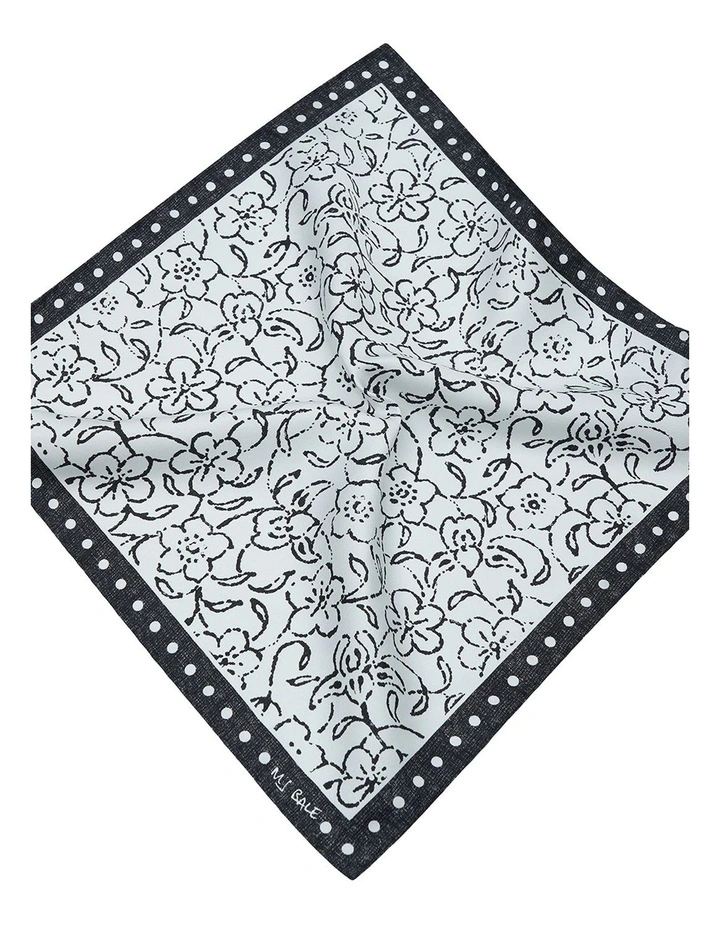 Volterra Pocket Square in Charcoal image 2