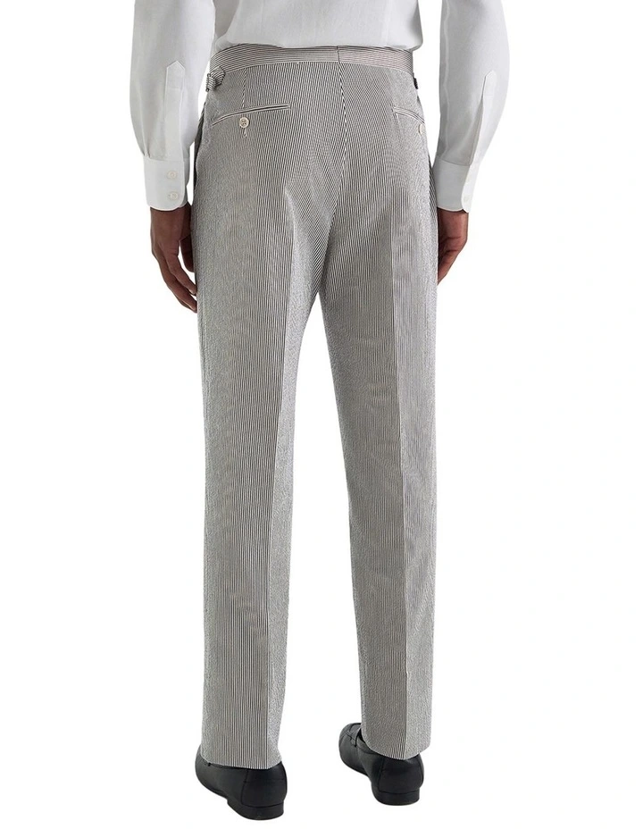 Chipperfield Trouser In Charcoal White image 2