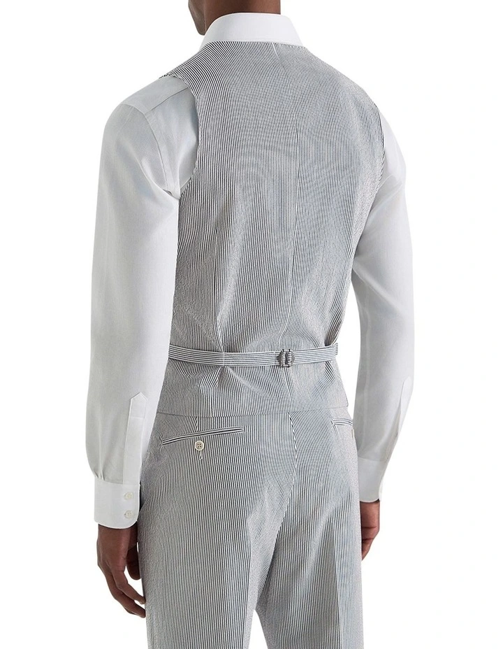 Chipperfield Waistcoat In Charcoal White image 5