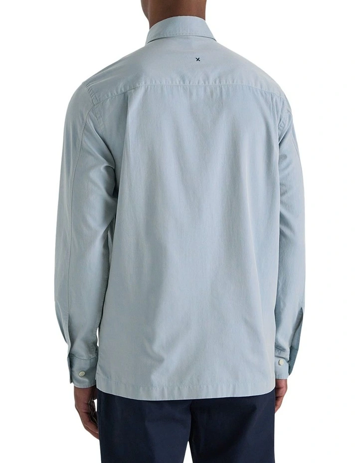 Colleoni Worker Shirt in Blue image 3