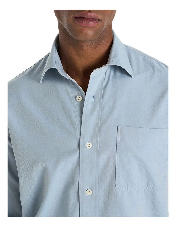 Colleoni Worker Shirt in Blue image 4