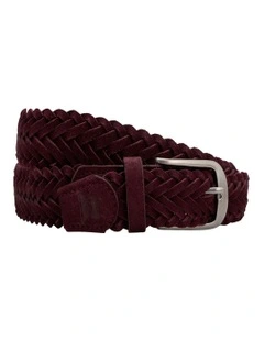 Conroy Belt in Burgundy