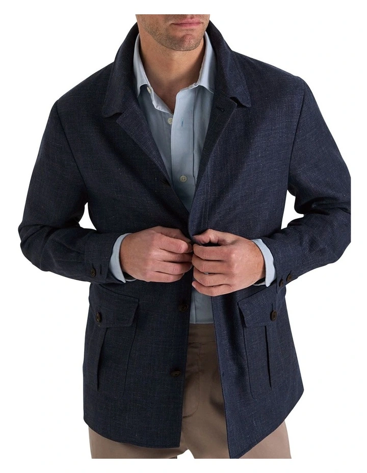 Edgerton Chore Jacket in Navy image 1