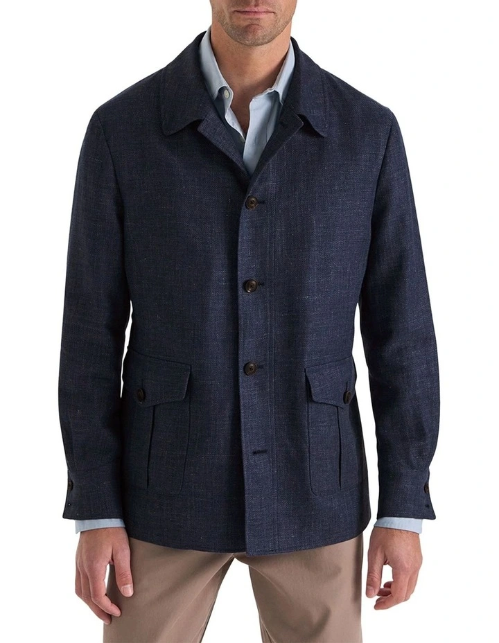 Edgerton Chore Jacket in Navy image 2