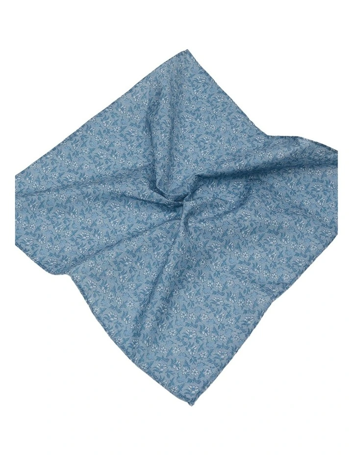 Freeman Pocket Square In Sky Blue image 2