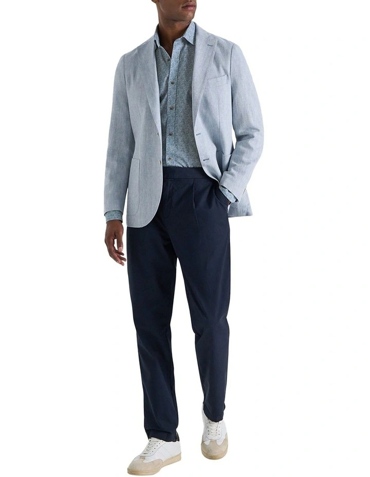 Freeman Printed Shirt In Denim image 4