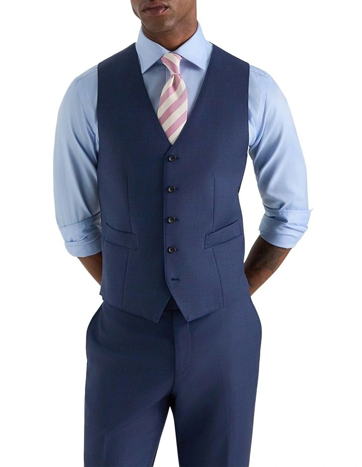 Grenwich Waistcoat In Blue image 1