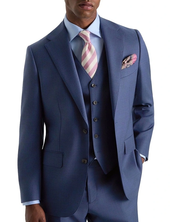 Grenwich Waistcoat In Blue image 3