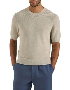 Jagger Knit Tee in Sand