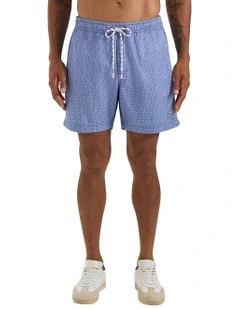 Barancchi Swim Short in Denim Pink