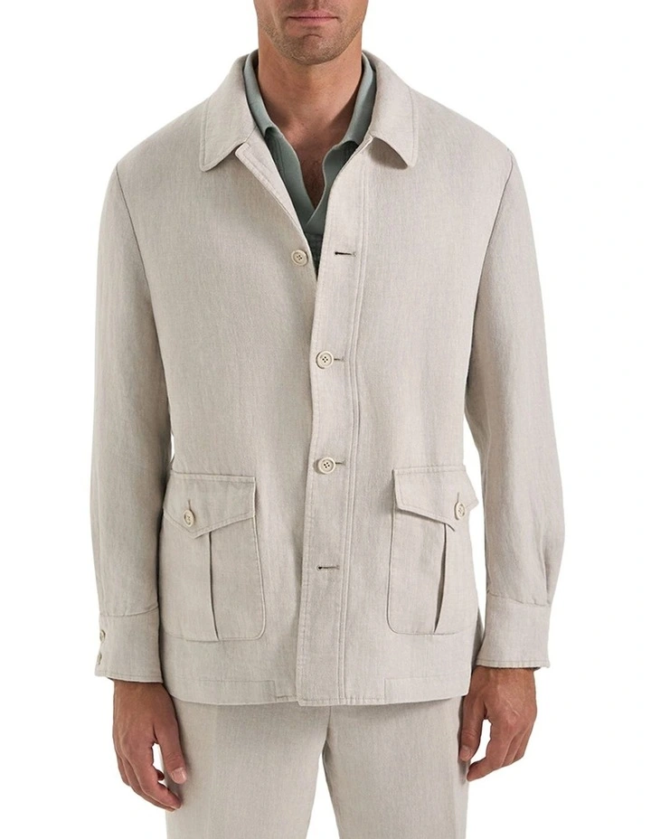 Burroughs Casual Jacket in Natural image 1