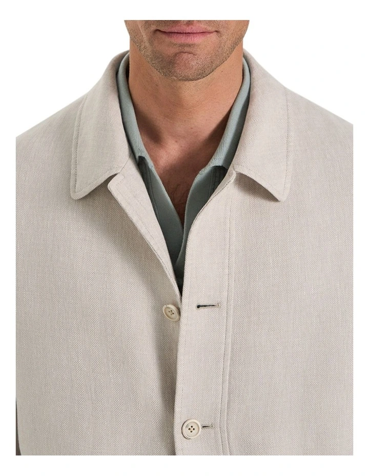 Burroughs Casual Jacket in Natural image 4