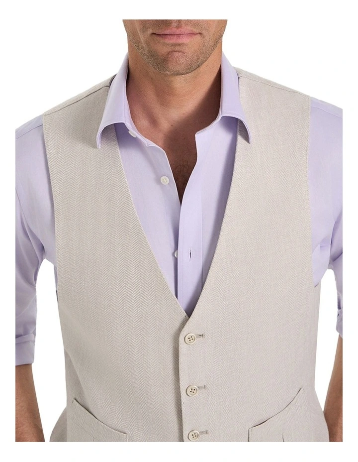 Burroughs Waistcoat in Natural image 4