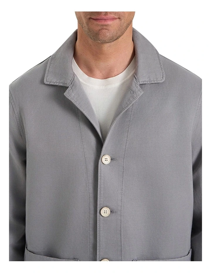 Byron Summer Jacket in Light Grey image 4