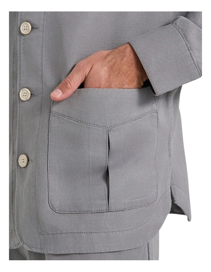 Byron Summer Jacket in Light Grey image 5
