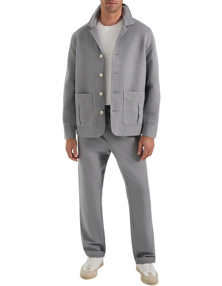 Byron Summer Jacket in Light Grey image 6