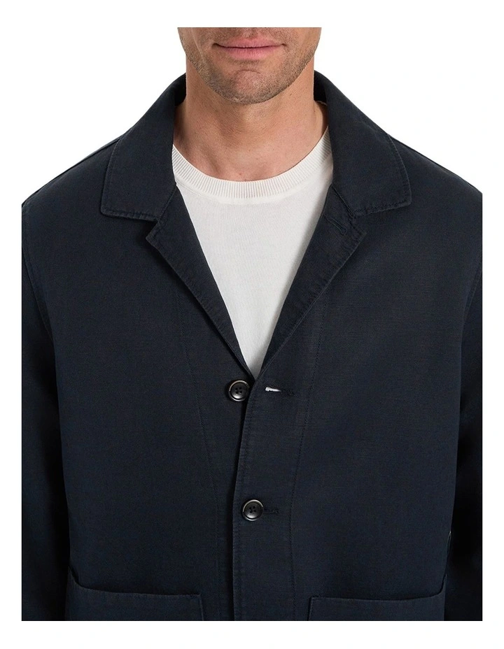 Byron Summer Jacket in Navy image 5
