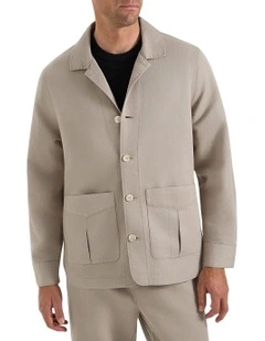 Byron Summer Jacket in Stone