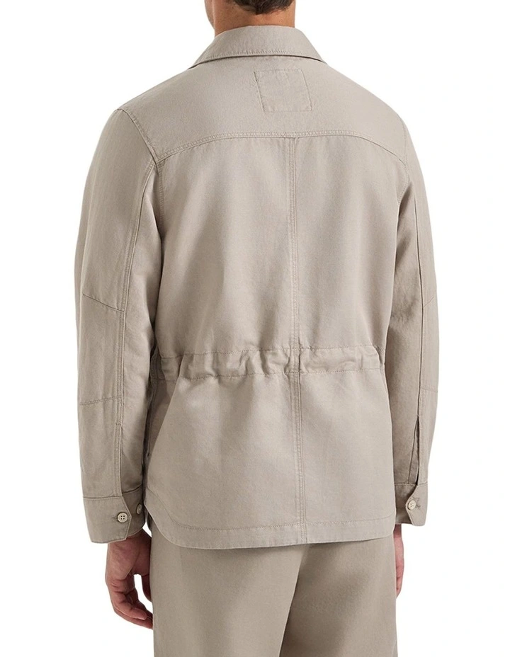 Byron Summer Jacket in Stone image 2