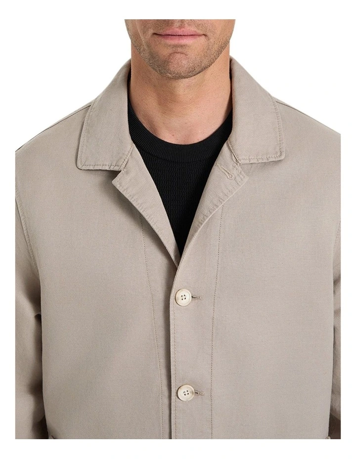 Byron Summer Jacket in Stone image 4