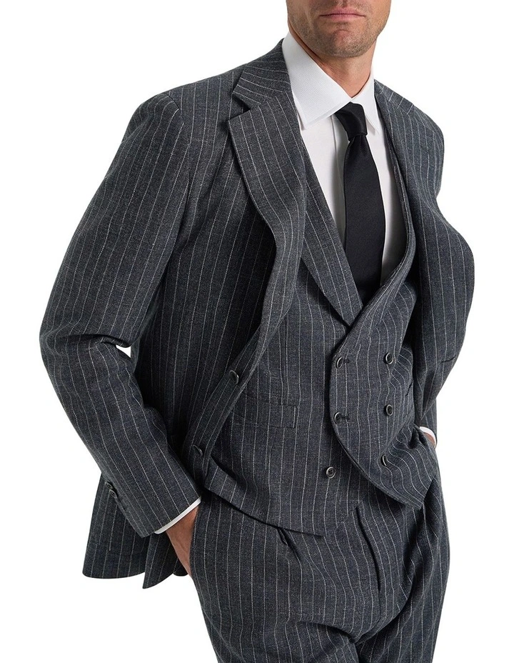 Corleone Waistcoat in Black White image 2