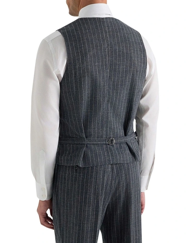 Corleone Waistcoat in Black White image 4