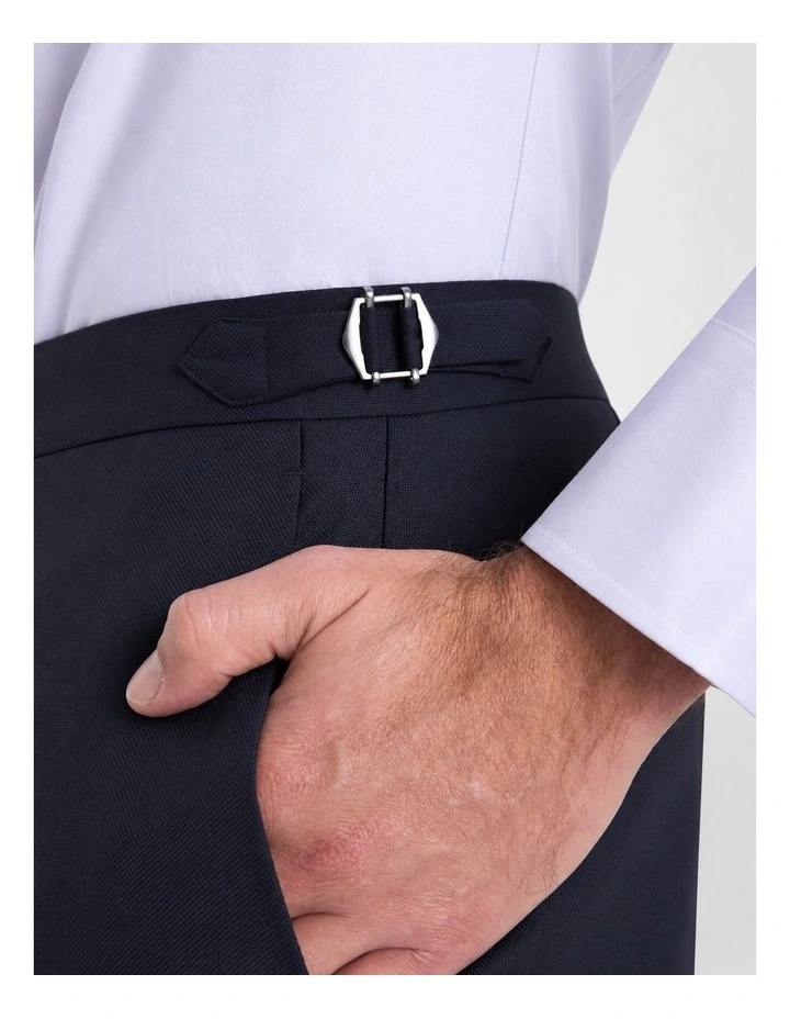 Saunders Relaxed Fit Trouser in Navy image 3
