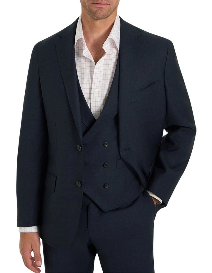 Woolston Waistcoat in Navy image 3