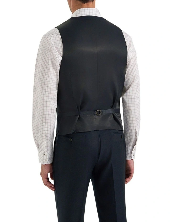 Woolston Waistcoat in Navy image 4