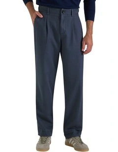 Marlon Side Tab Chino in Denim