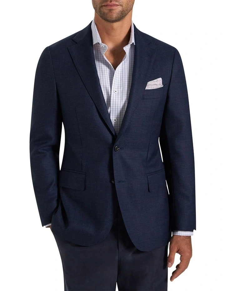 Quinn Shirt in Lilac Navy image 2