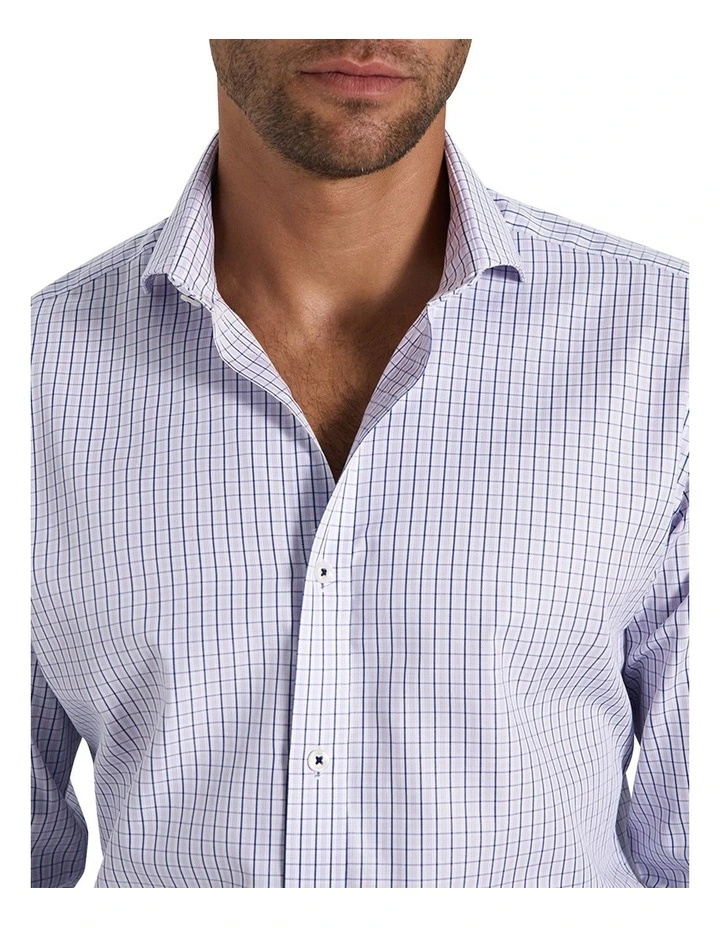 Quinn Shirt in Lilac Navy image 4