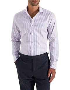 Quinn Shirt in Pink Navy