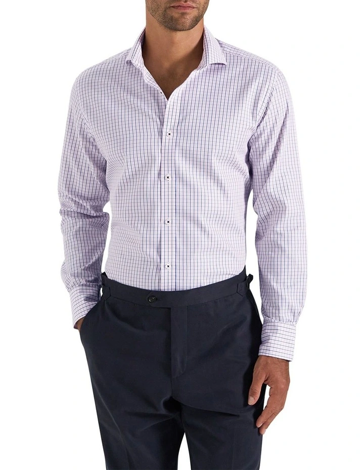 Quinn Shirt in Pink Navy image 1