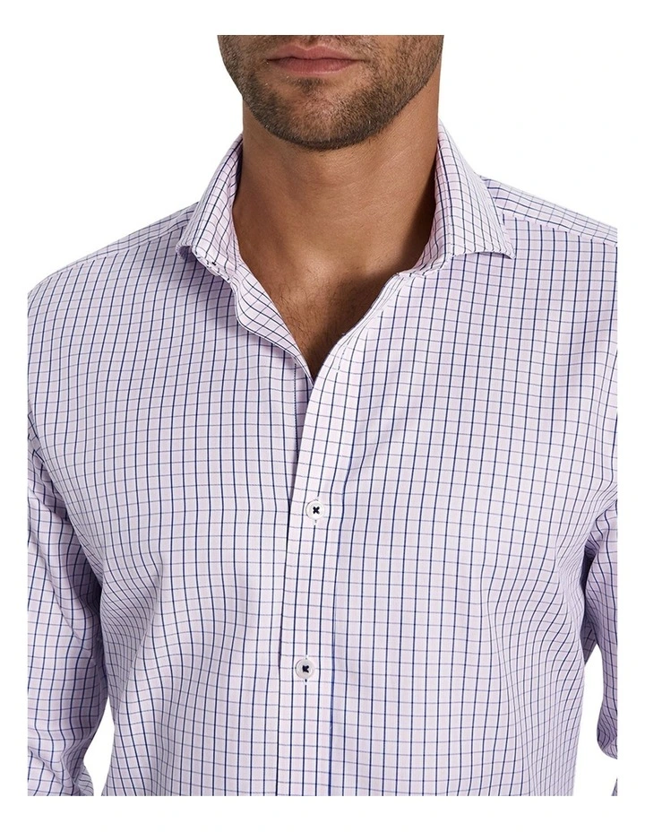 Quinn Shirt in Pink Navy image 4