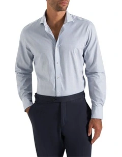 Quinn Shirt in Seagrass Navy