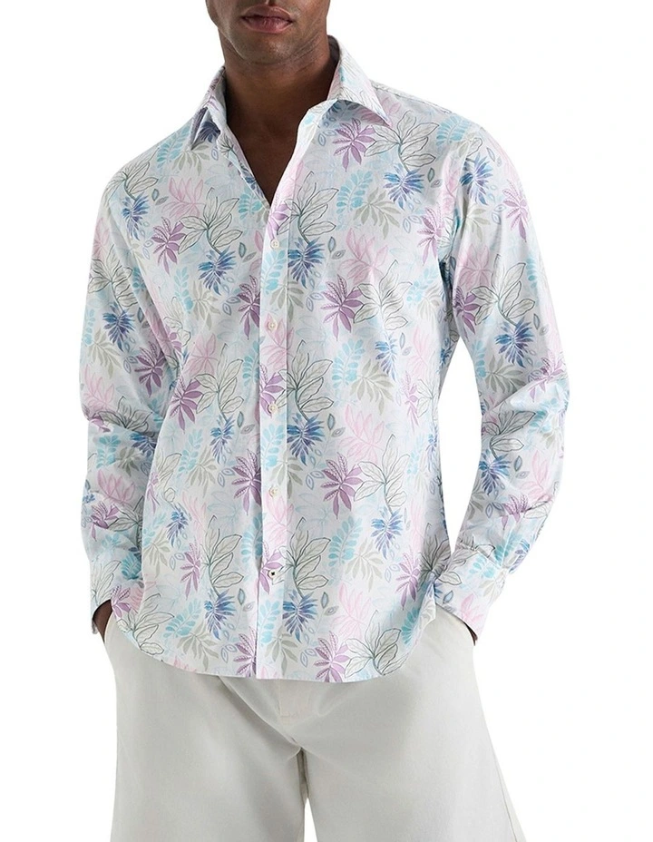 Rapallo Printed Shirt in Multi image 1