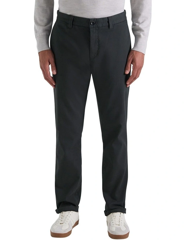 Reed Dobby Chino Pant in Pursuit Carbon image 1