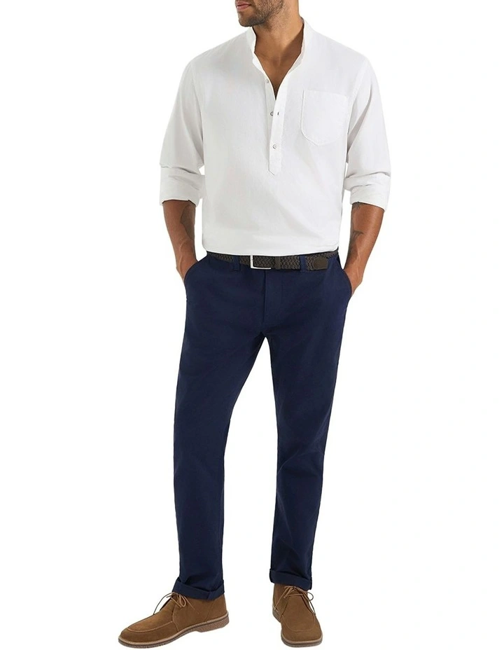 Valencia Textured Shirt in White image 5