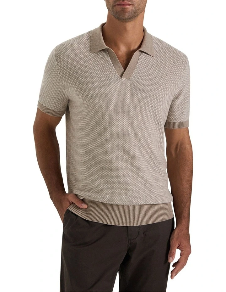 Kelso Polo in Latte image 2