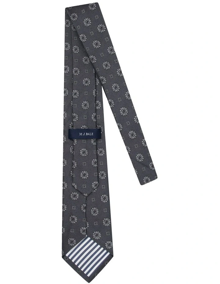 Ashcombe Tie in Grey image 2