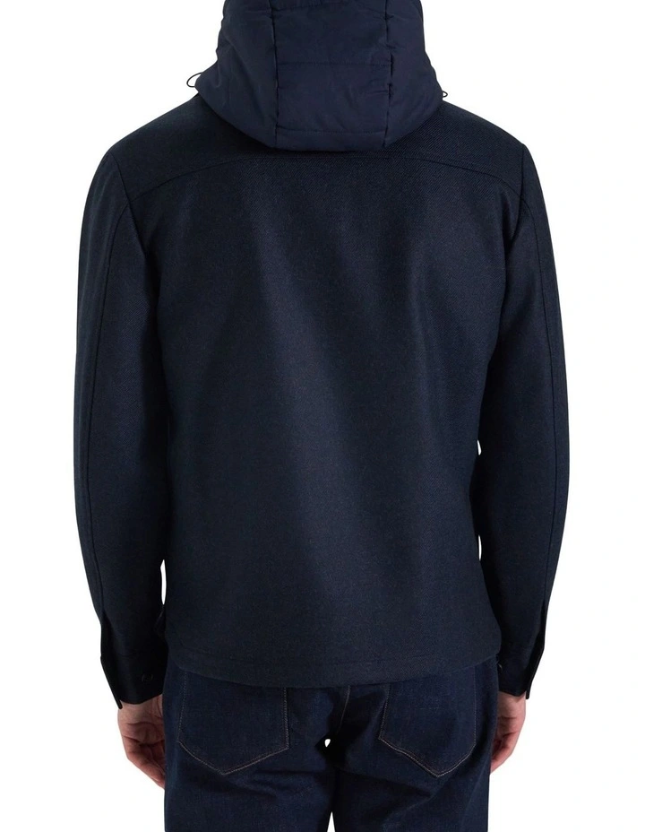 Berkeley Wool Jacket in Navy image 3