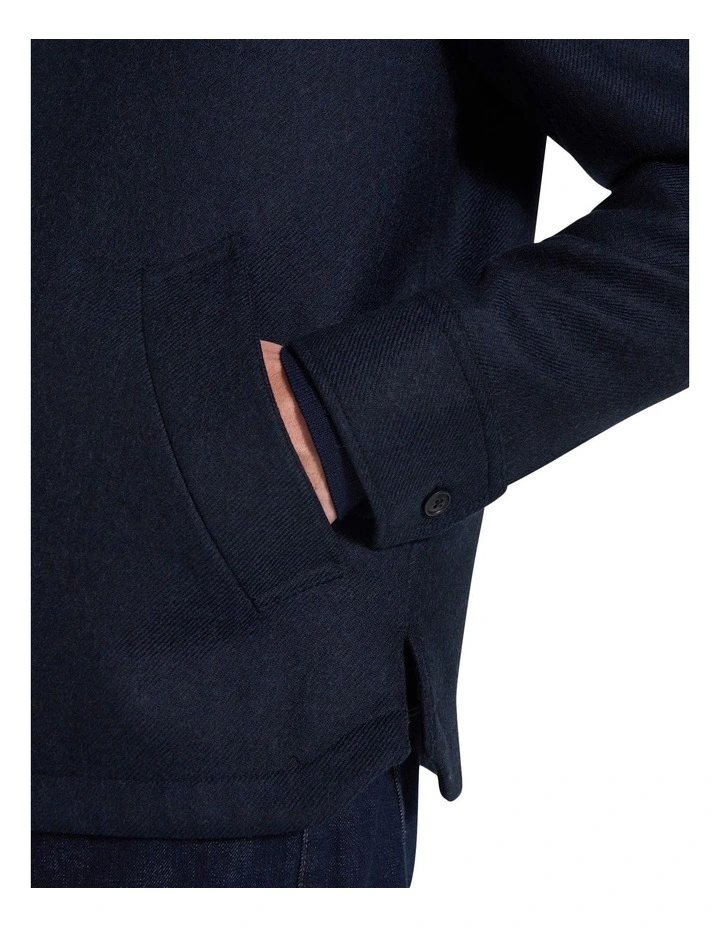 Berkeley Wool Jacket in Navy image 5