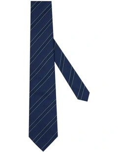 Blackmere Tie in Navy Green