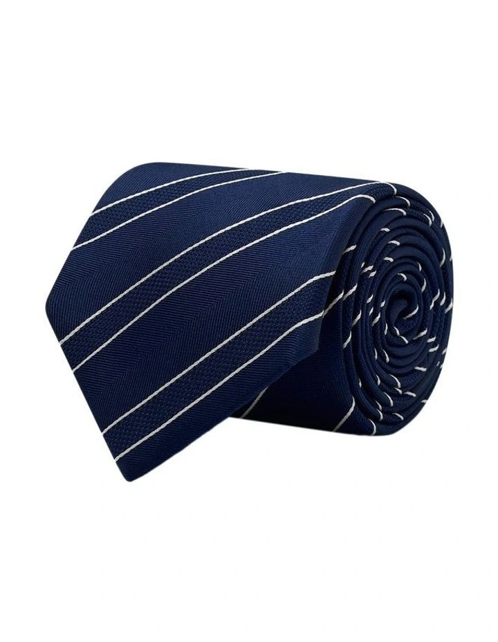 Blackmere Tie in Navy White image 3