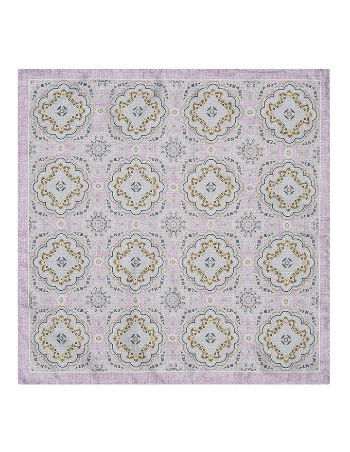 Bordone Pocket Square in Pink Brown image 1
